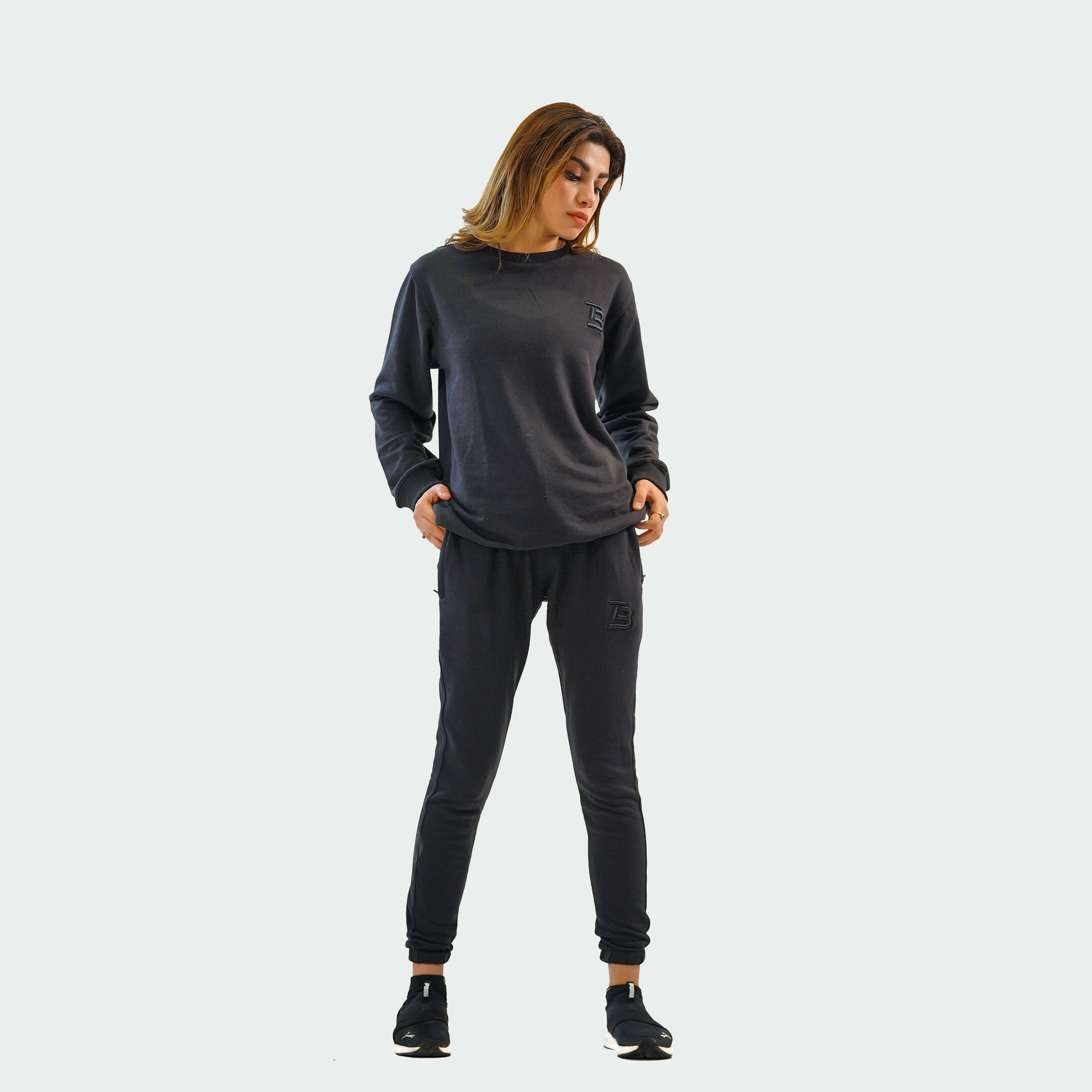 Cozy Unisex Athletic Wear- Black