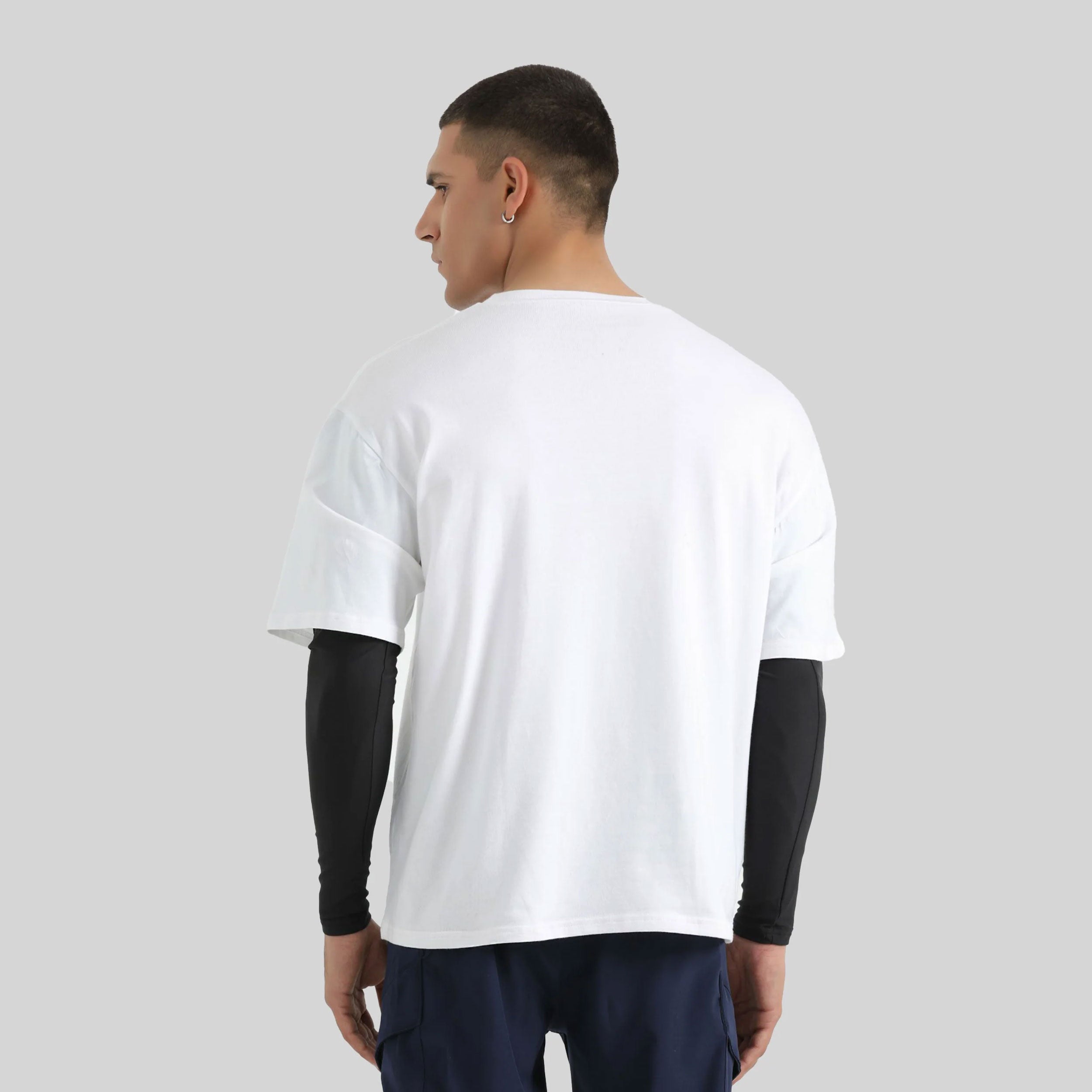 Oversized Shirts Absorbed Compression Sleeves