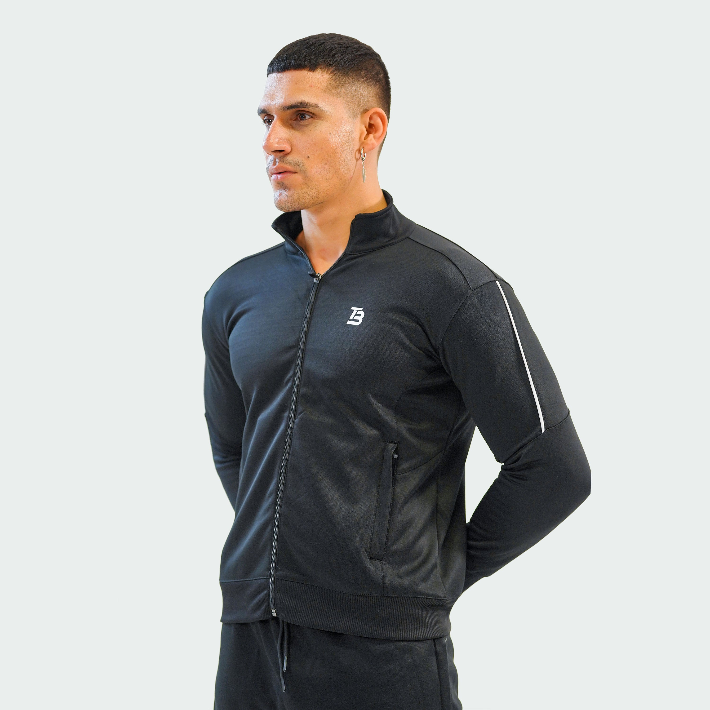 Zip-Up Athletic Gear Tracksuit
