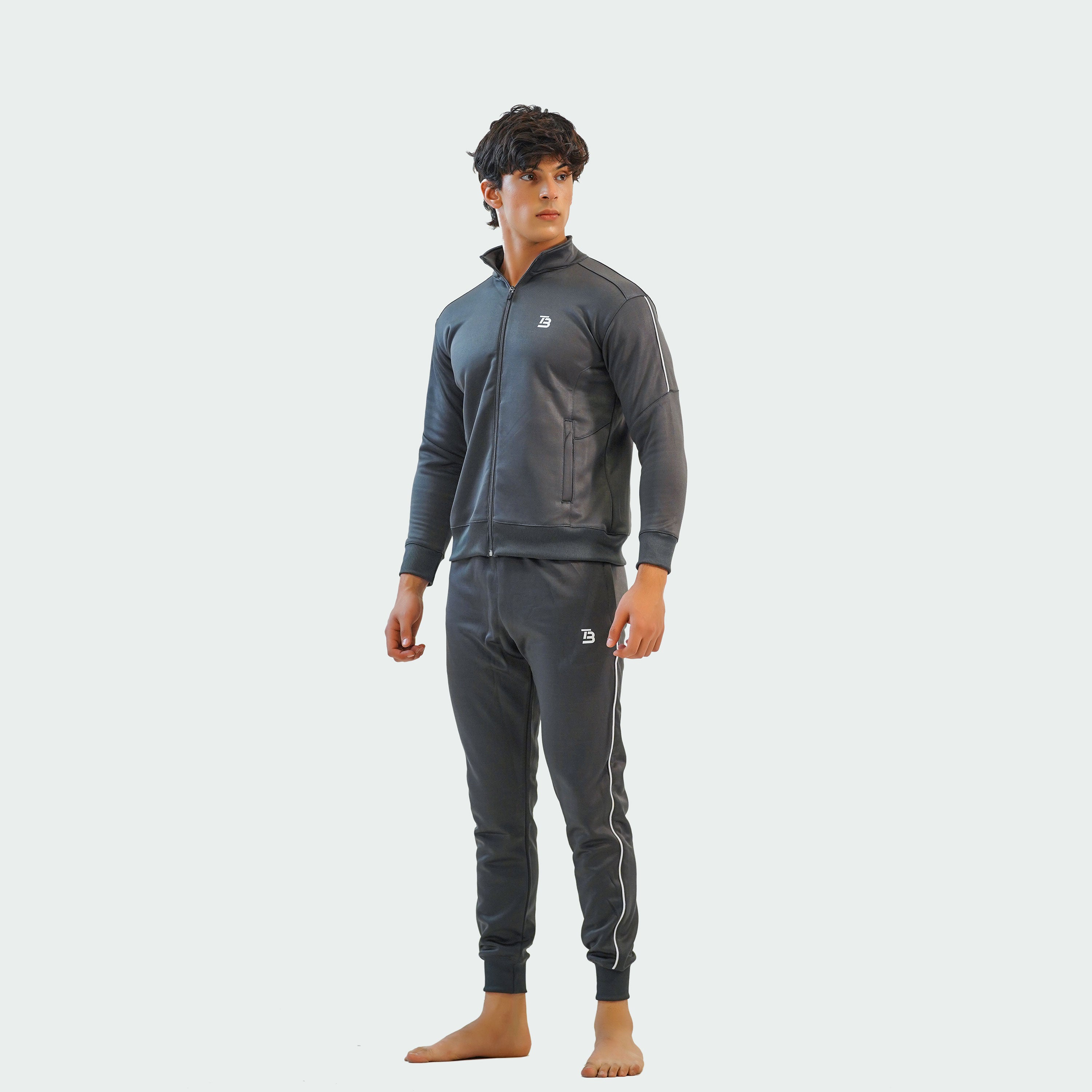Zip-Up Athletic Gear Tracksuit