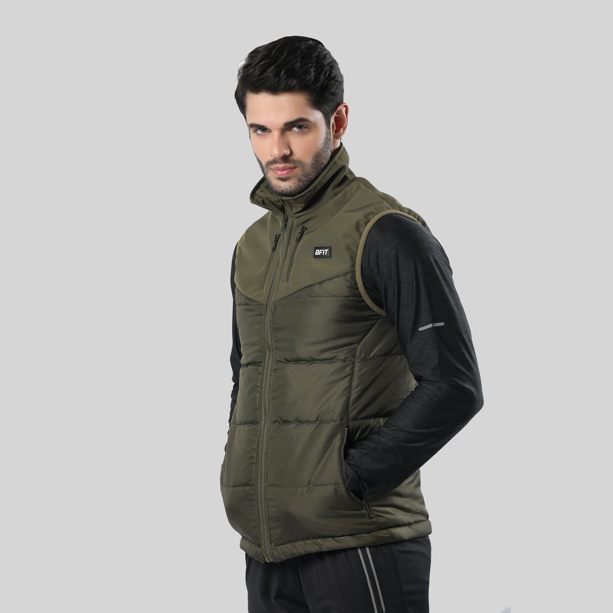 Hybrid Quilted Sleeveless Jacket