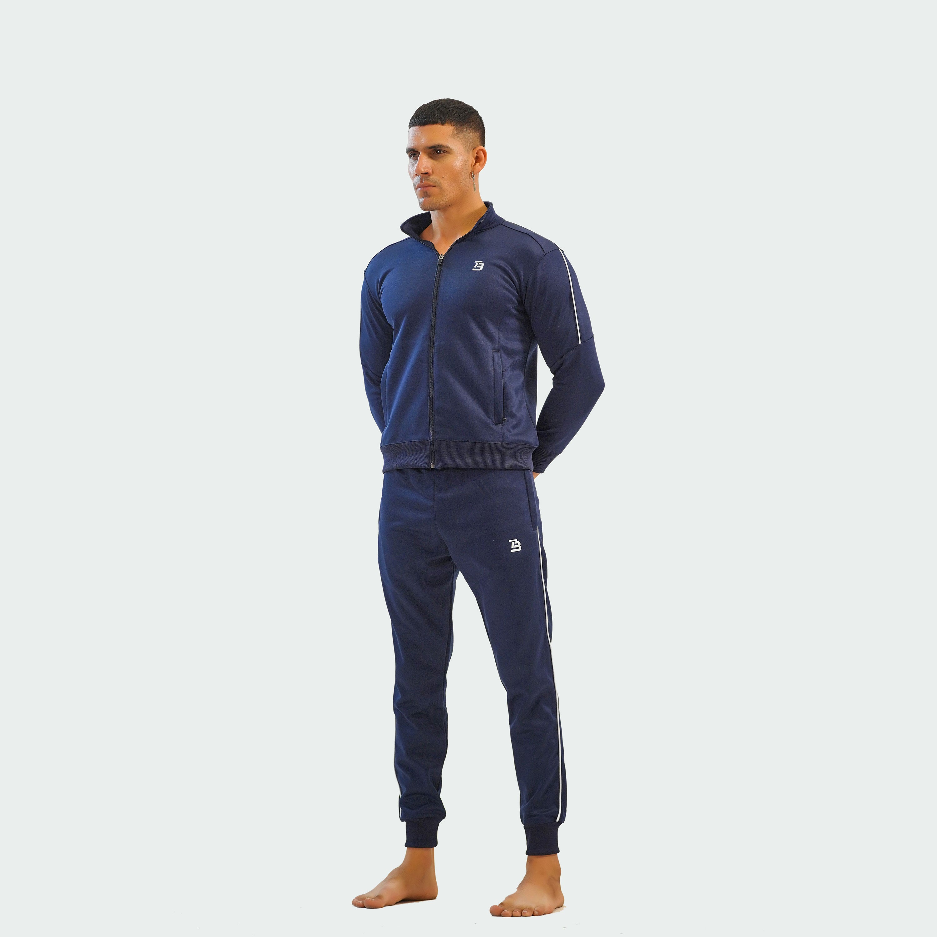 Zip-Up Athletic Gear Tracksuit