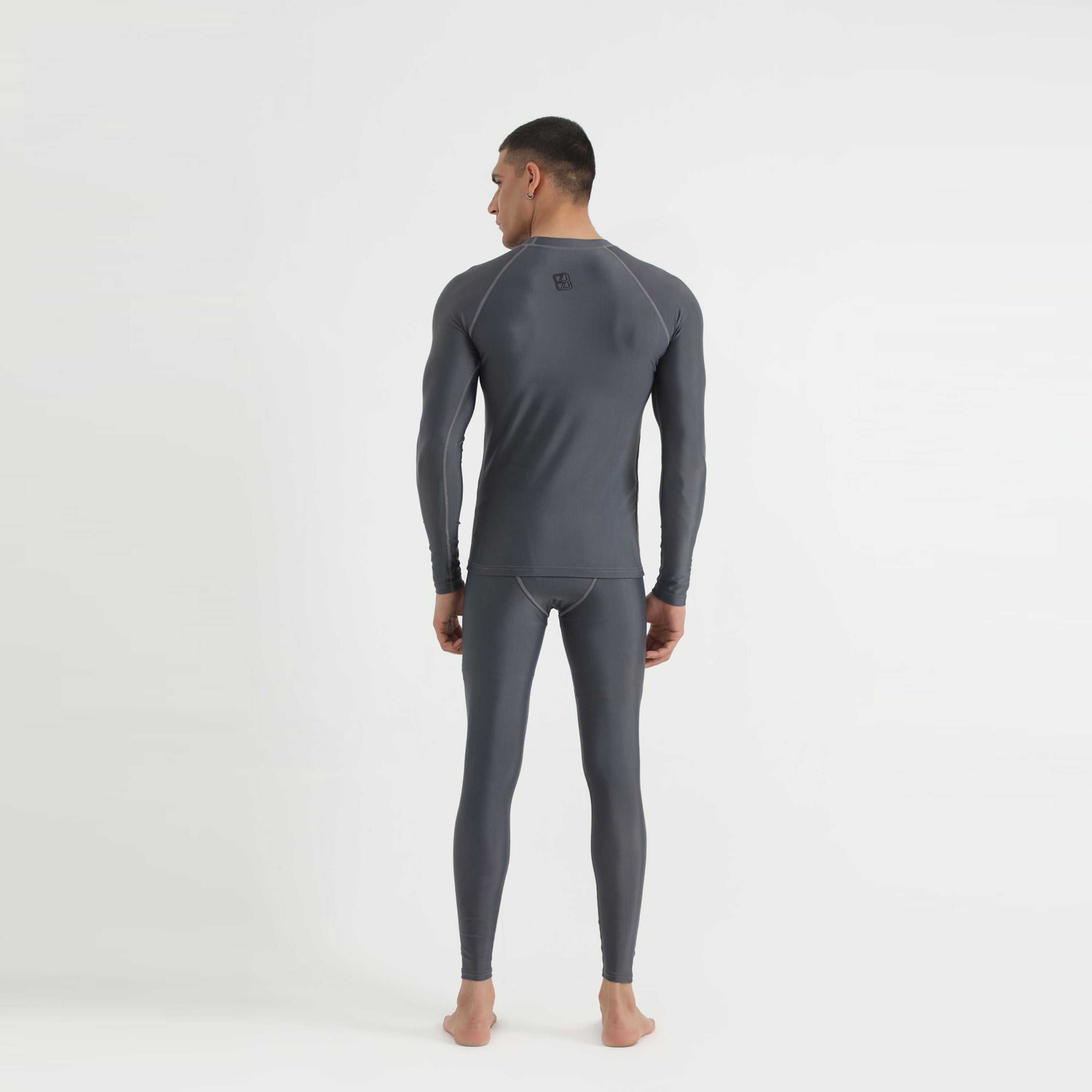 Men's Athletic Base Layer Compression Set - Grey